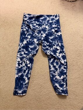 GAPfit Maternity Navy and White Leggings